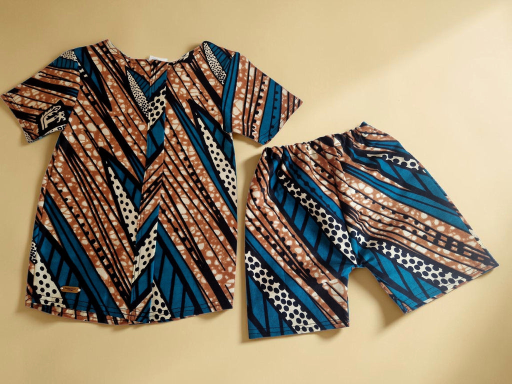 African waxprint Baby Boy Set(449 kr)