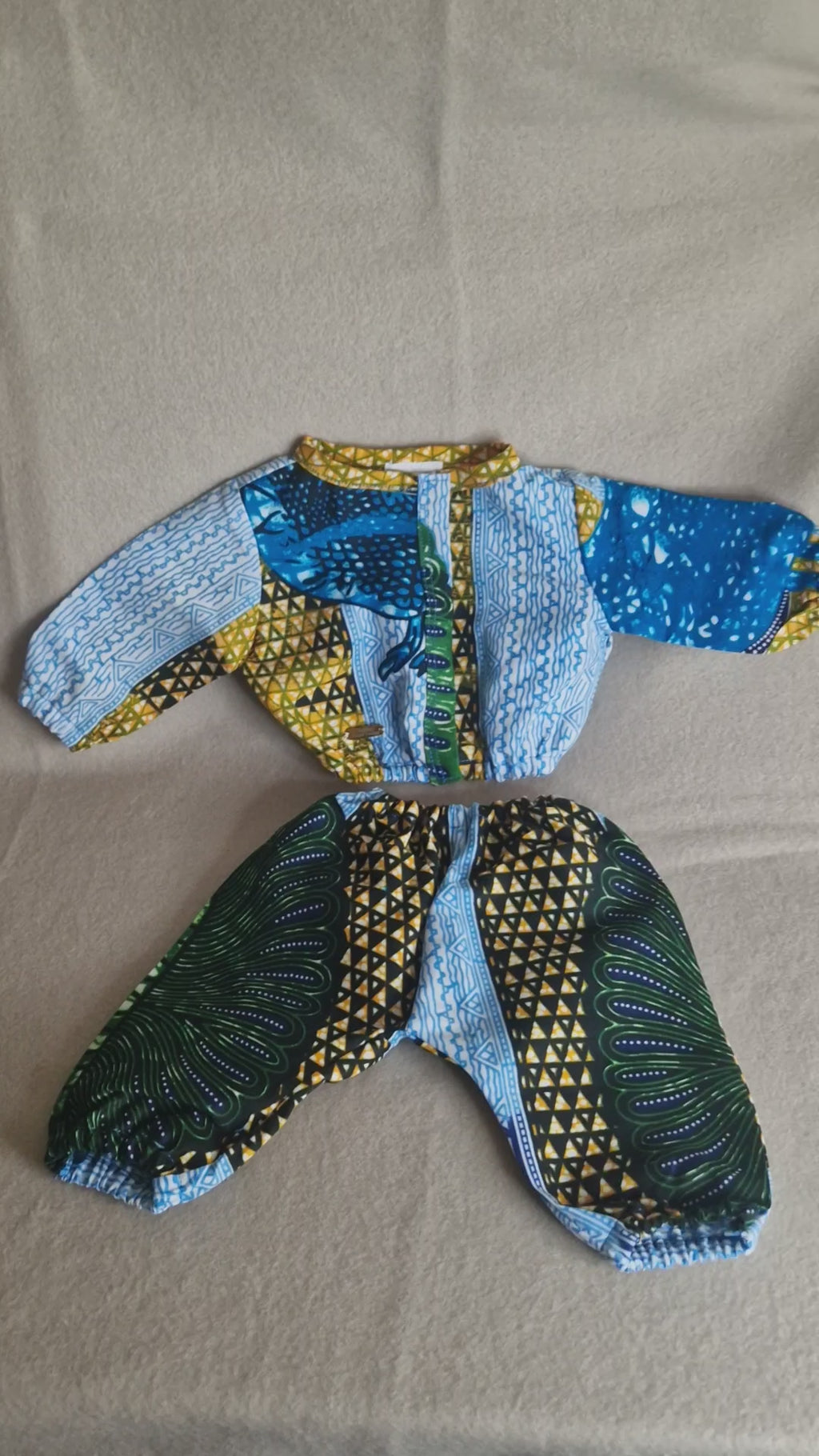 African Baby Set 0–3 Months – Jacket & Pants (445 kr)
