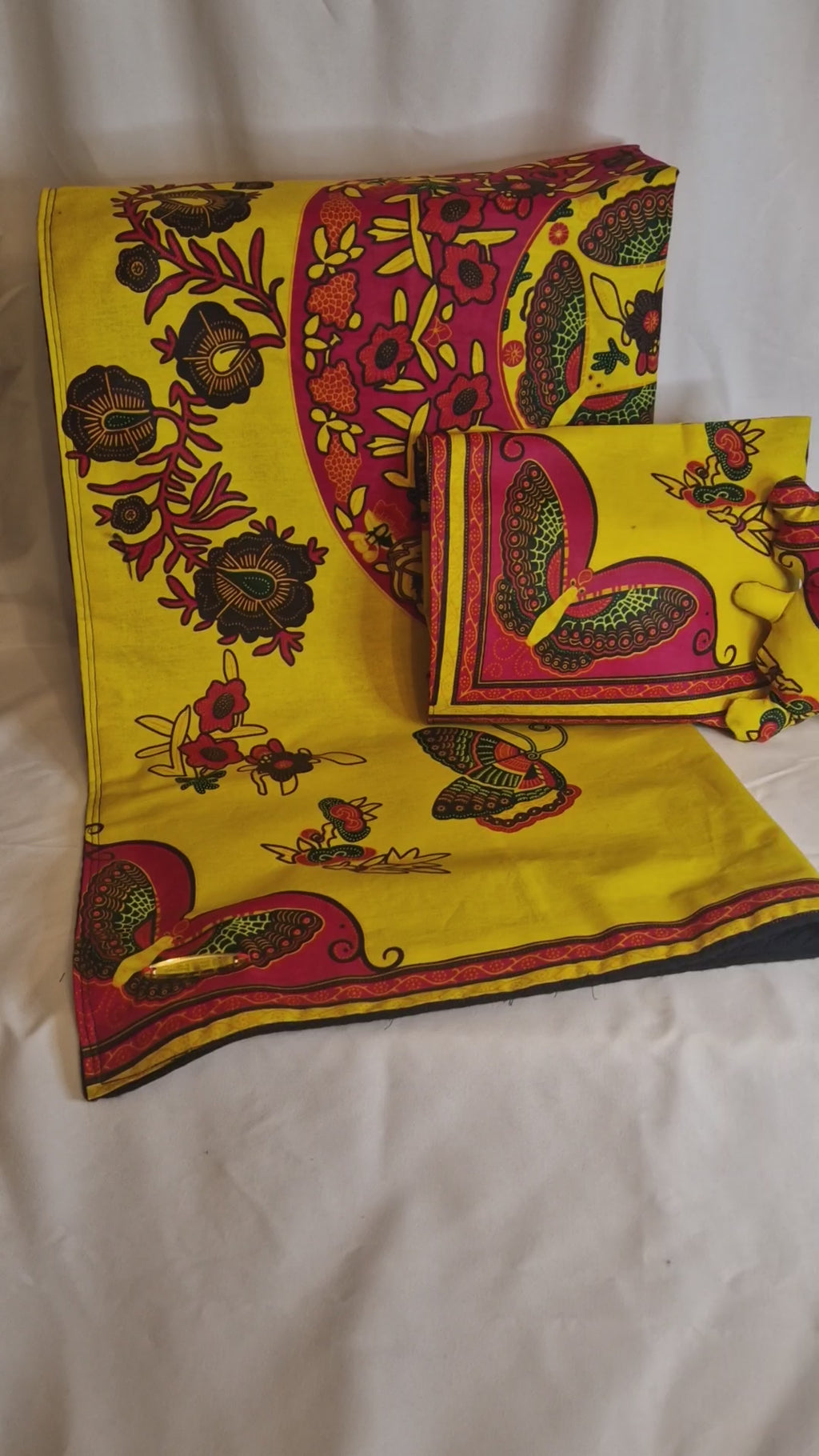 African Wax Print Baby Blanket Set(995 kr)