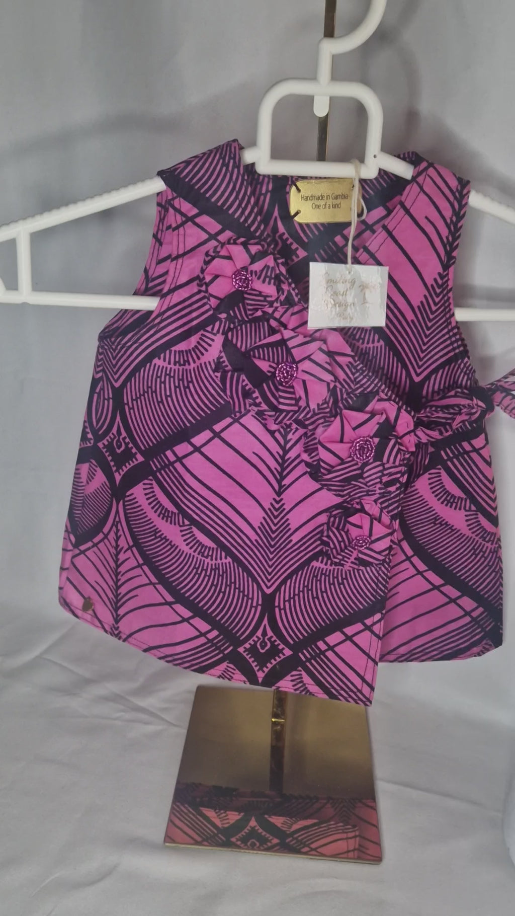 African waxprint Baby Dress & Headband (399kr)