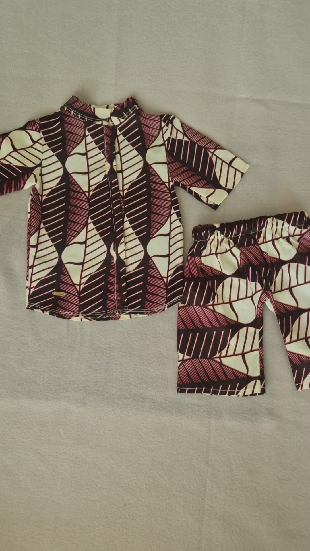 African waxprint Baby Boy Set /Size 12-18 M(499kr)