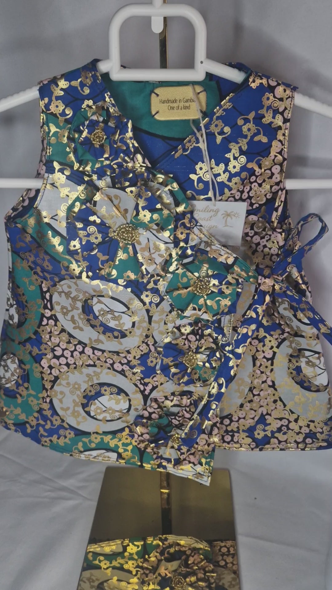 African waxprint Baby Dress & Headband Set (349 kr)