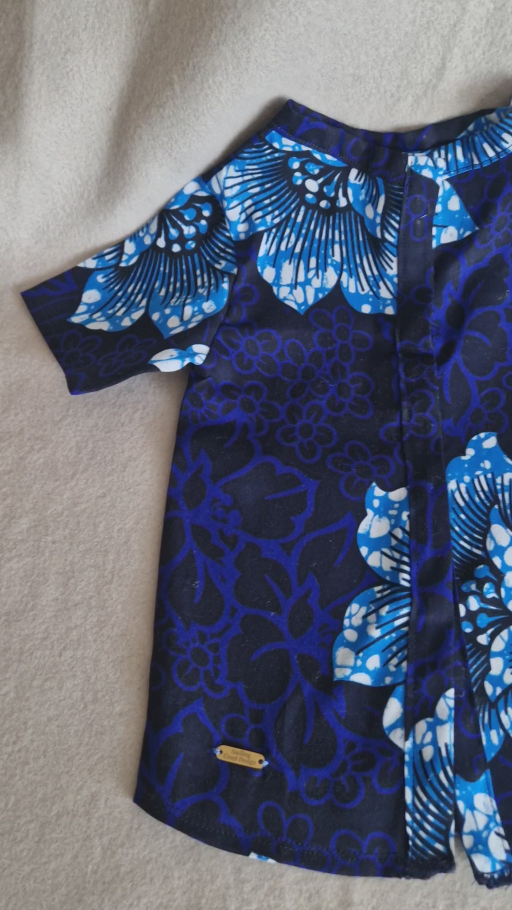 African Wax Print Baby Boy Set | Shirt & Shorts | Size 2–6 Months(449 kr)