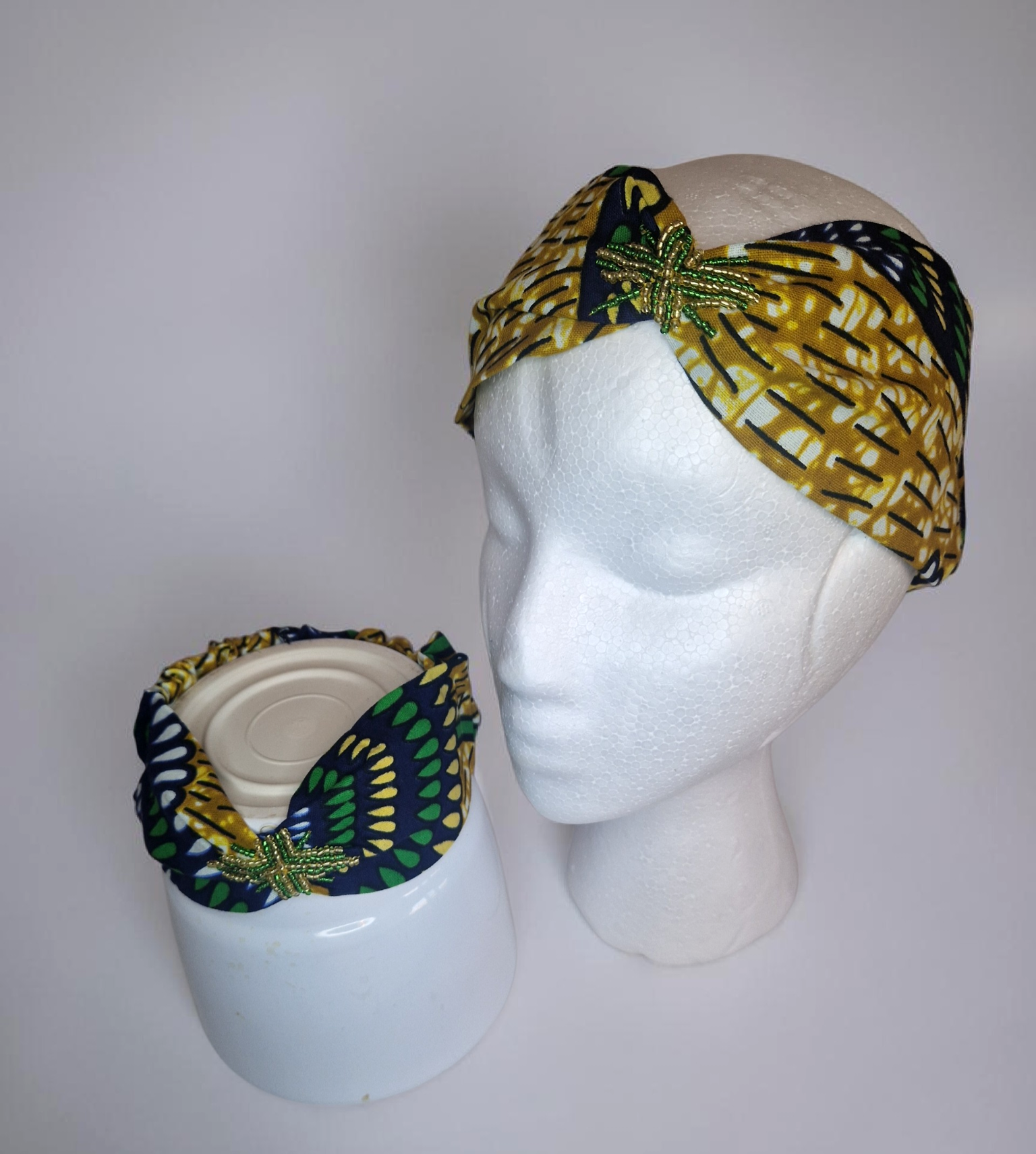 Mommy & Baby- African Waxprint Headband Set(329 kr)