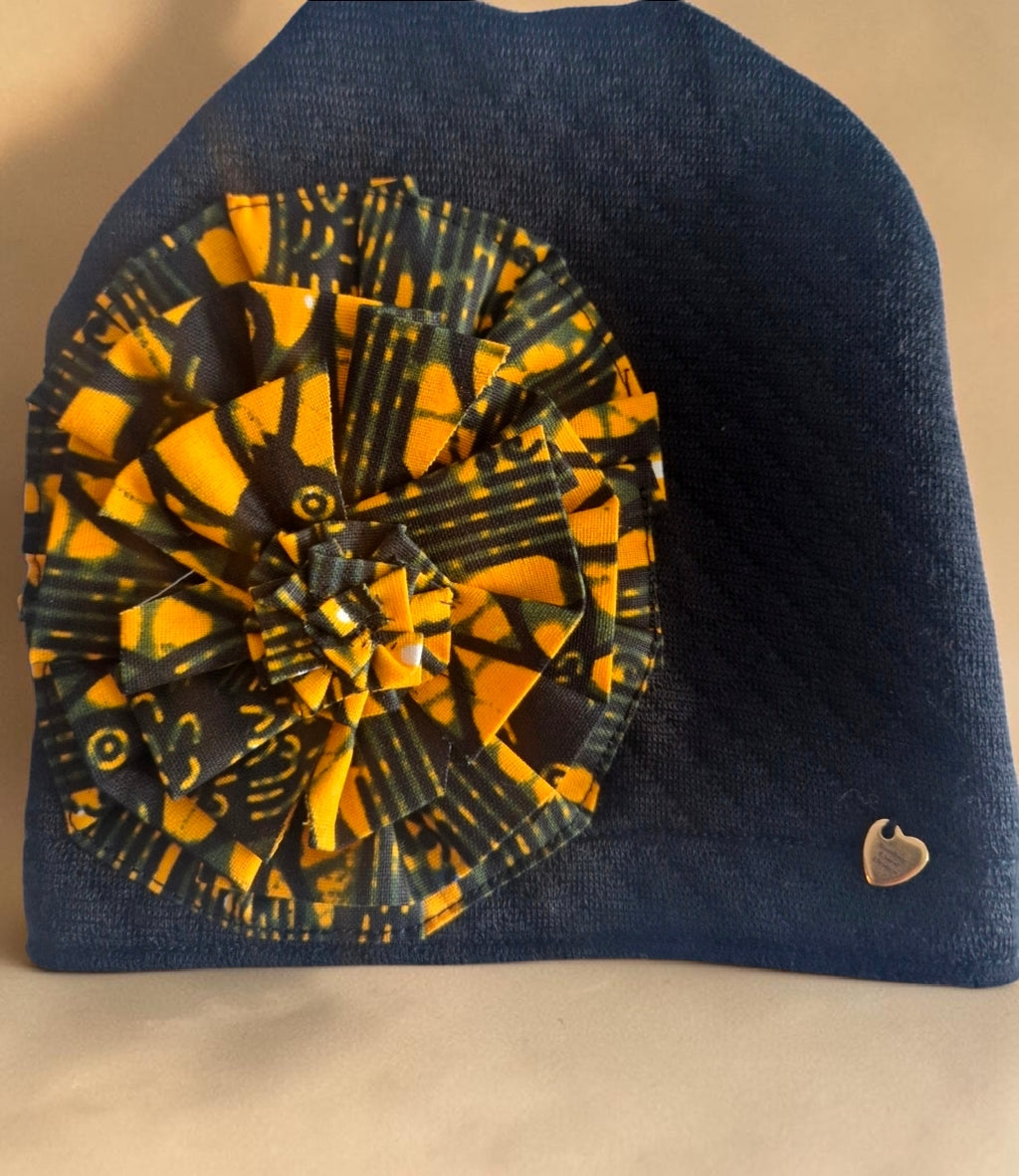 African Wax Print Baby Skirt & Hat Set (399kr)
