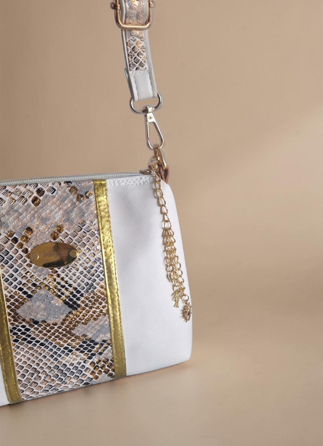 Snakeskin-print Crossbody Bag (595 kr)