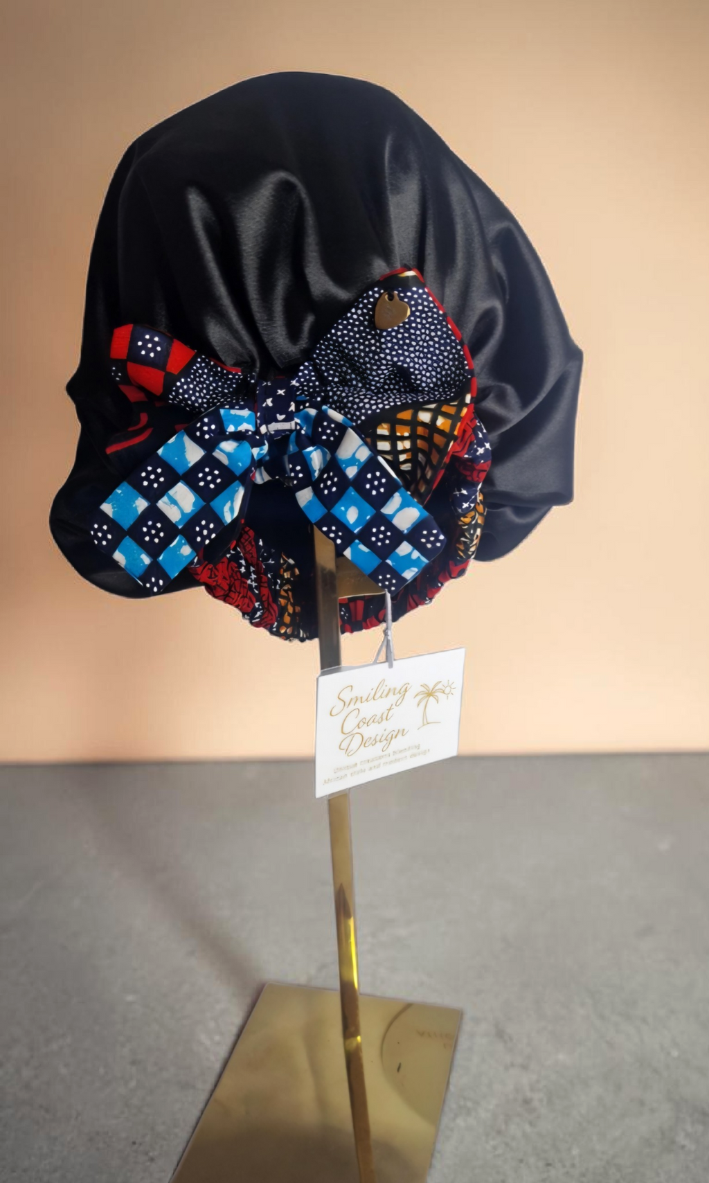 African Waxprint / Satin Bonnet (229kr)