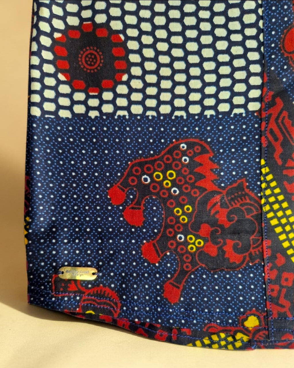 African Baby Outfit Set – Wax Print Shirt & Shorts (429 kr)