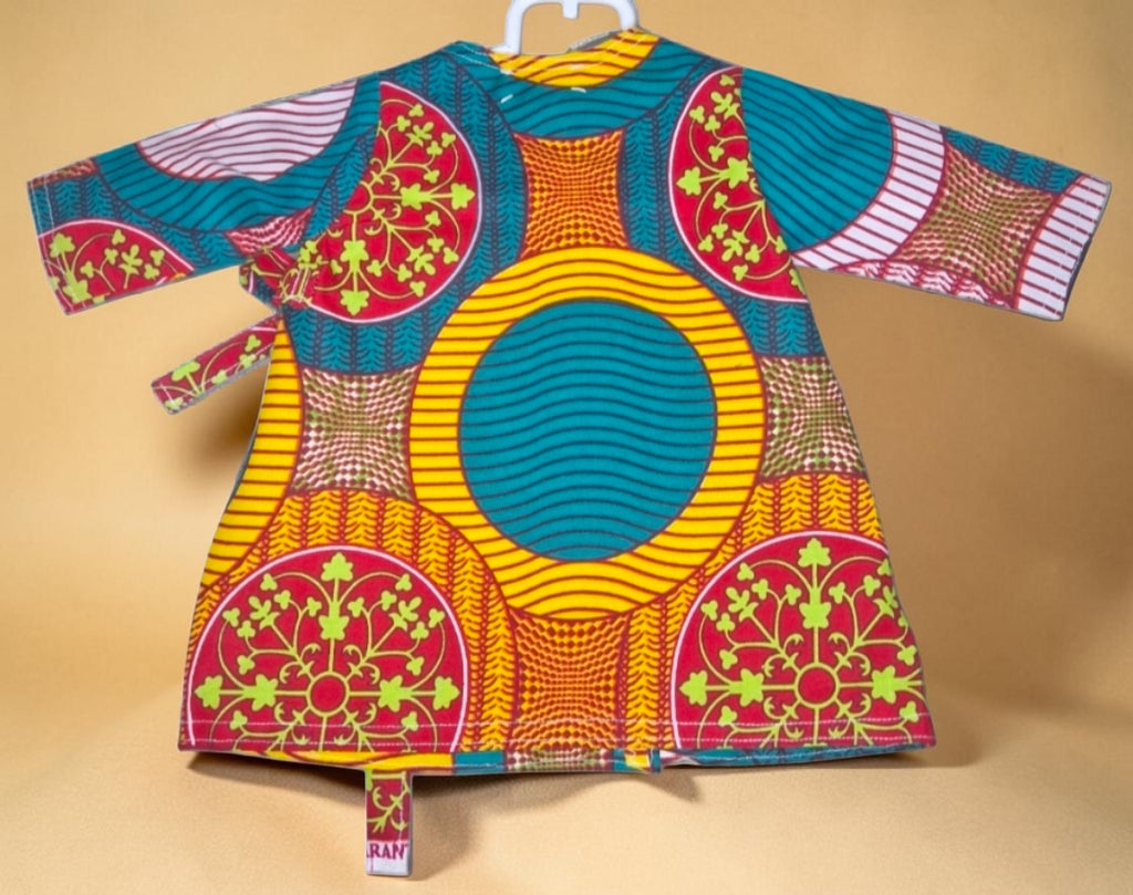 African Waxprint Baby Dress & Headband Set (399 kr)