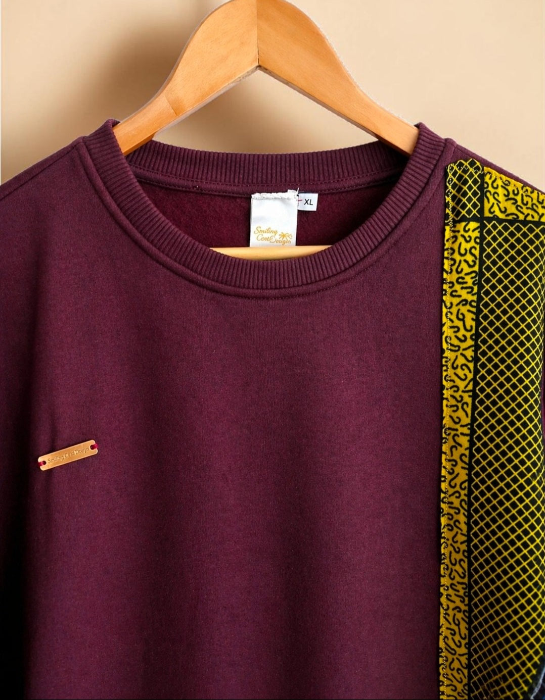 African waxprint Sweatshirt Size XL (895 kr)