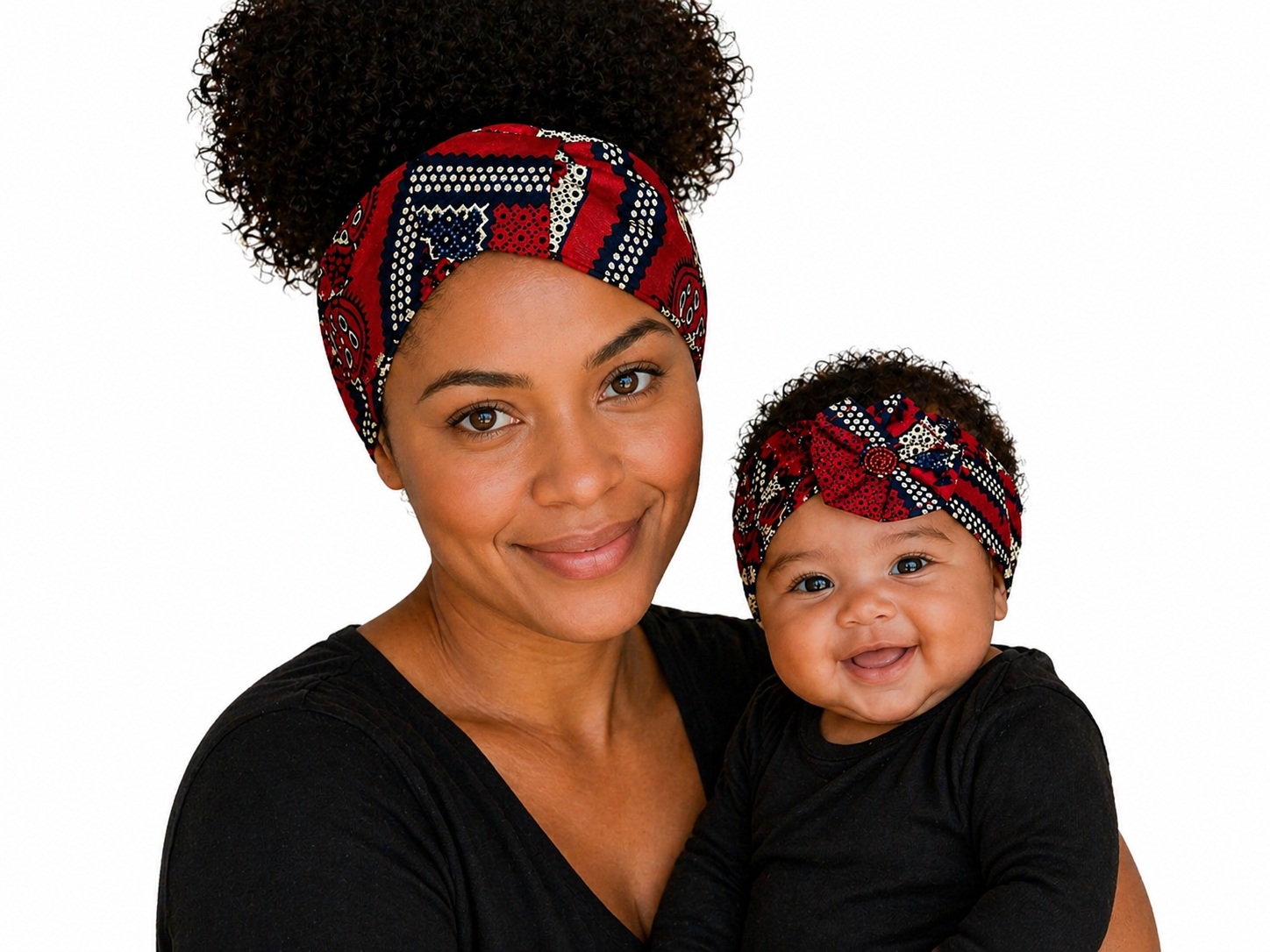 Mommy & Baby- African Waxprint Headband Set (319 kr)