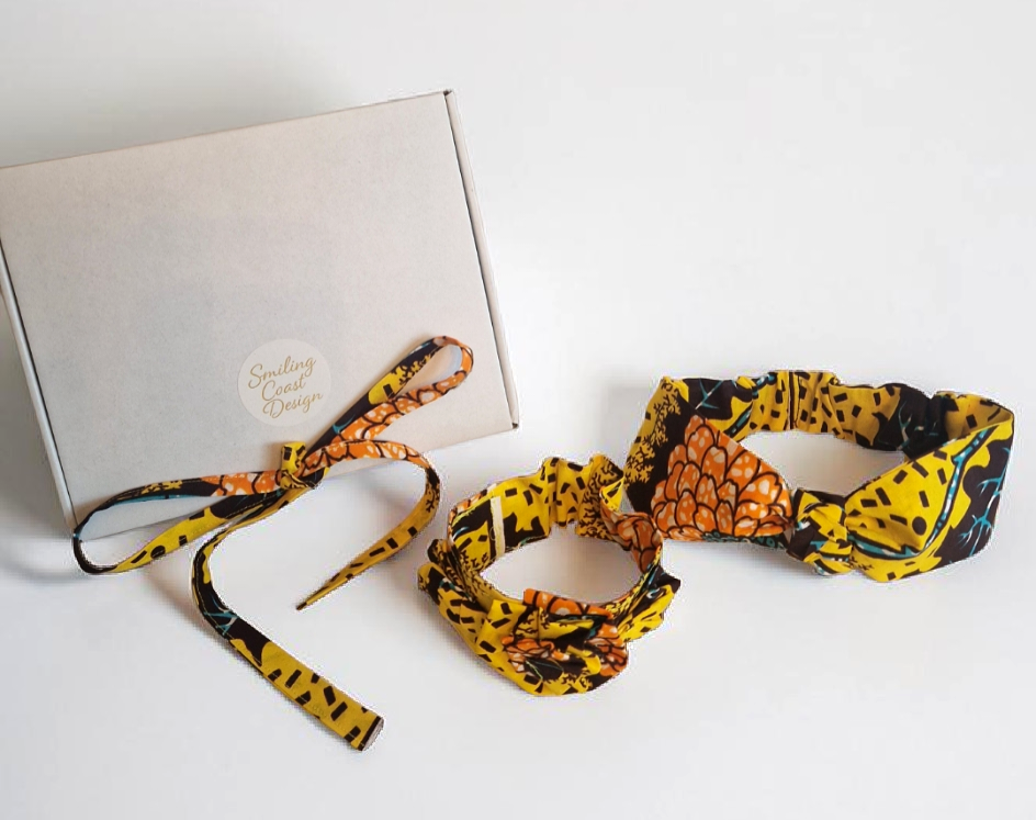 Mommy & Baby- African Waxprint Headband Set (299 kr)