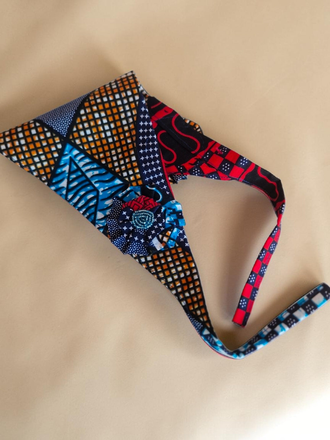 African waxprint Baby Dress and headscarf (399 kr)