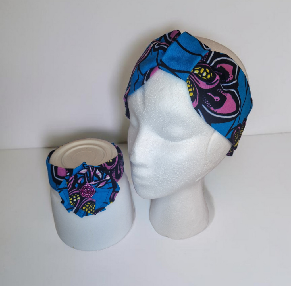 Mommy & Baby- African Wax Print Headband Set (329 kr)