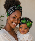 Mommy & Baby African waxprint - Headband Set (329 kr)