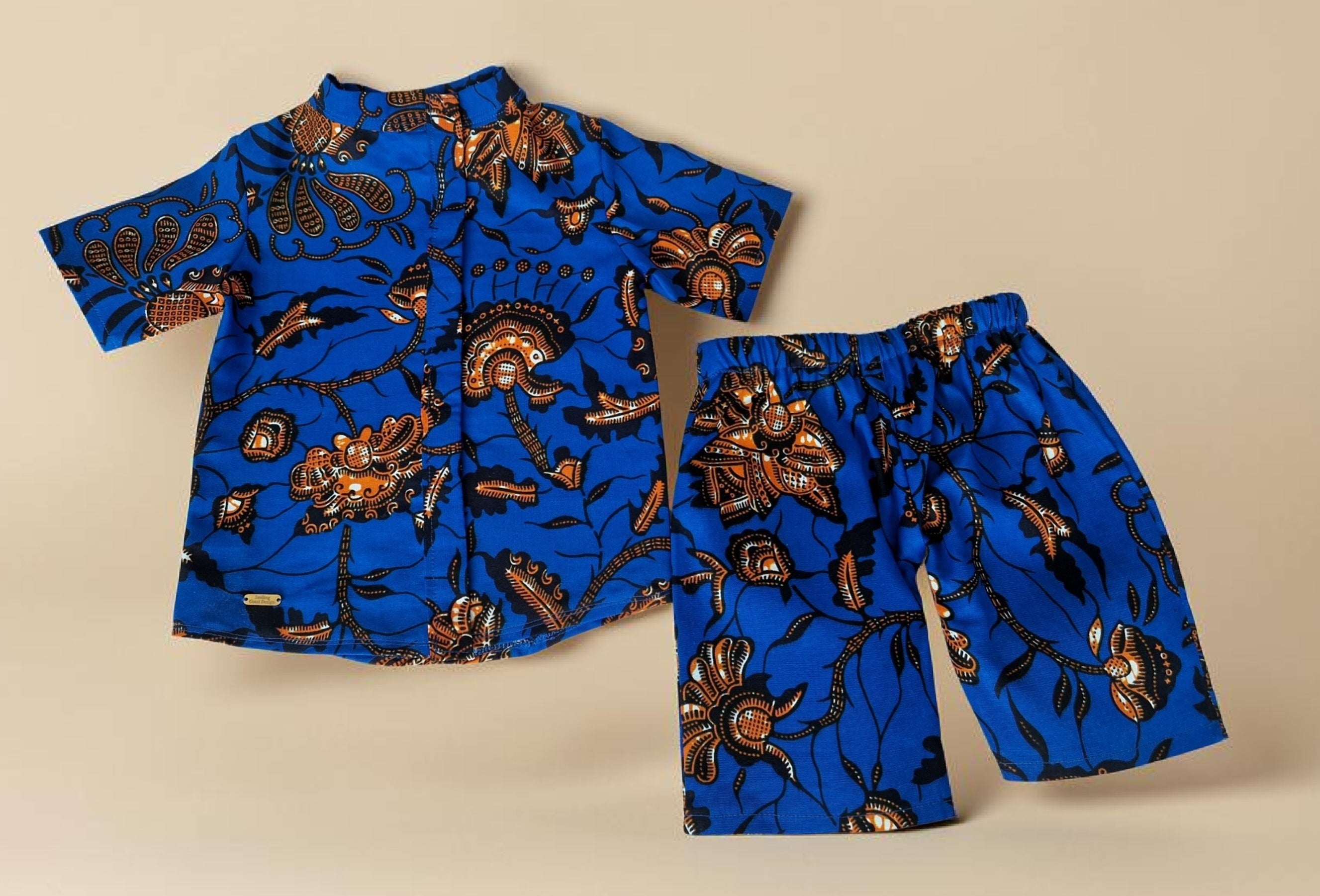 African waxprint baby boy set/ Shirt and Shorts/ 12-18 Months(549 kr)