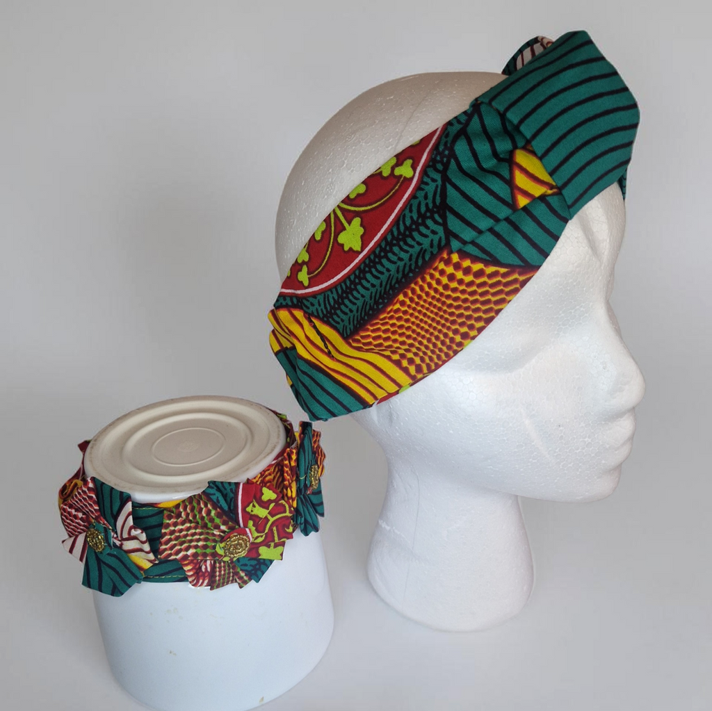Mommy & Baby -African Waxprint Headband Set (329 kr)