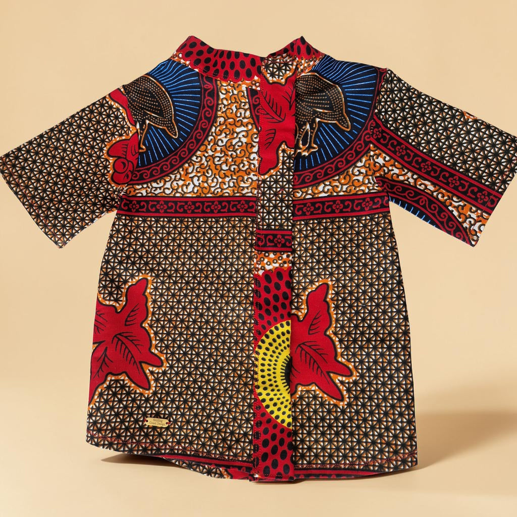 African Wax Print Shirt & Shorts Set – 12–18 Months(549 kr)