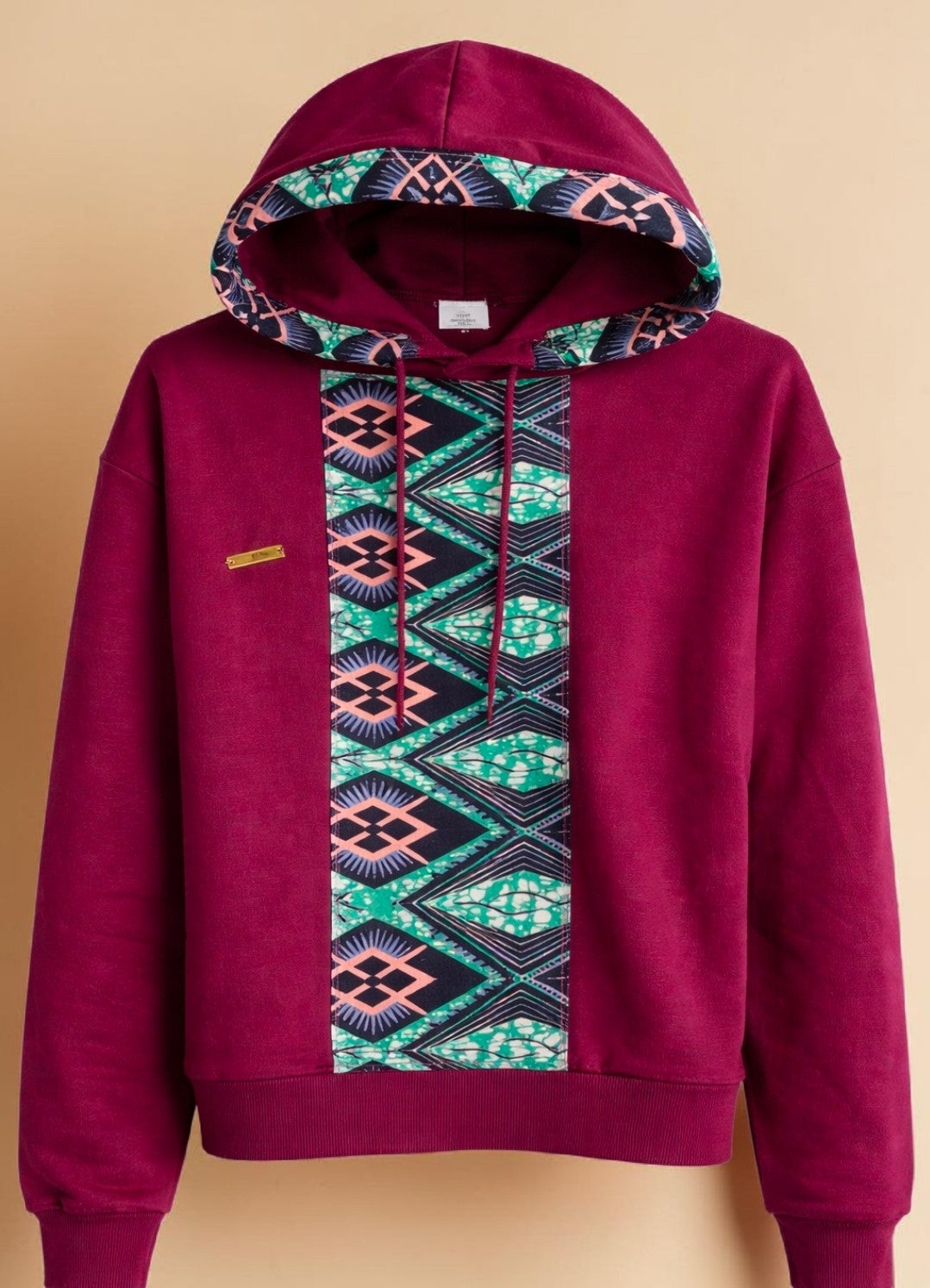 African Waxprint Hoodie Size S (895 kr)