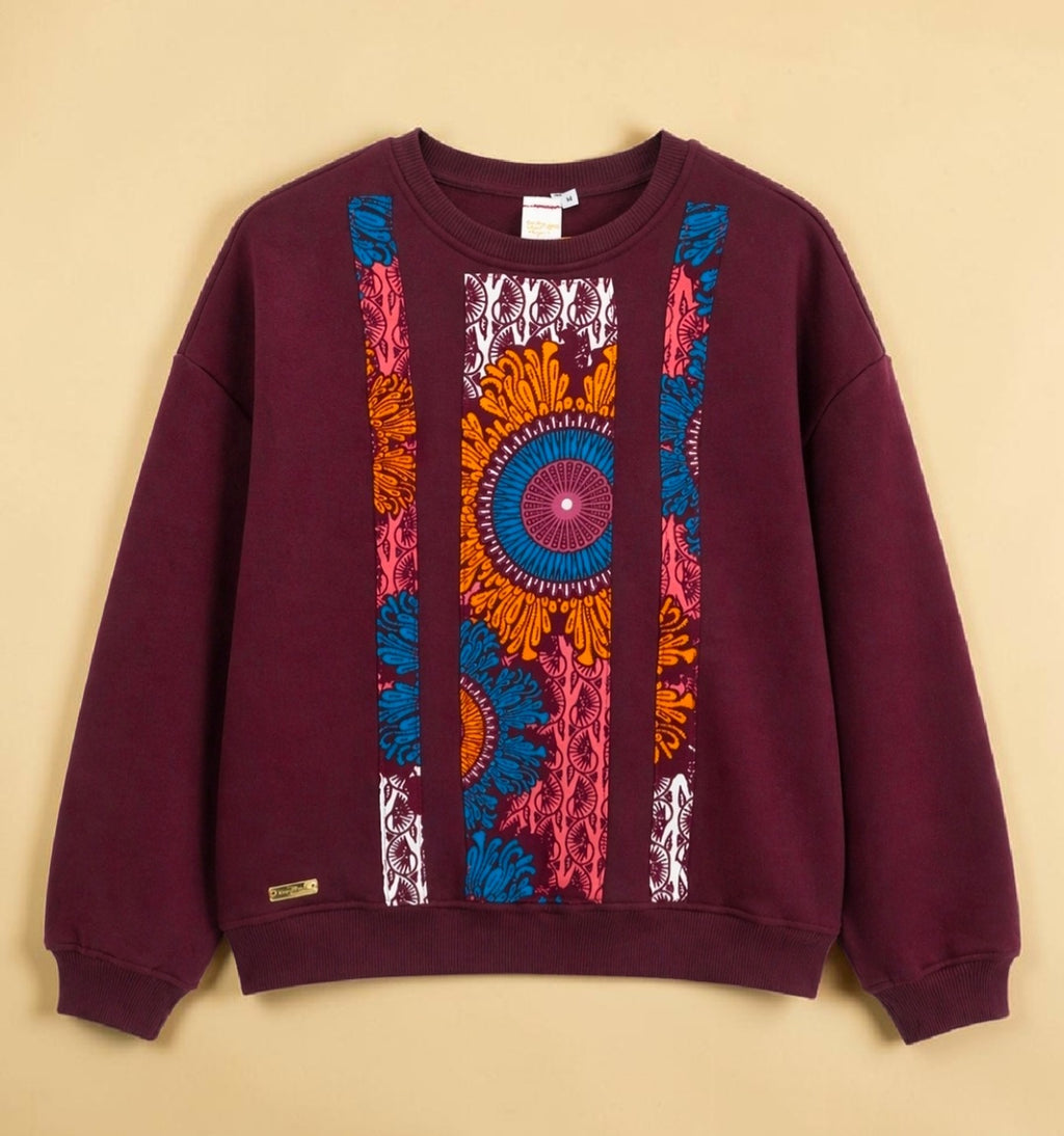 African Waxprint Sweatshirt Size M (895 kr)