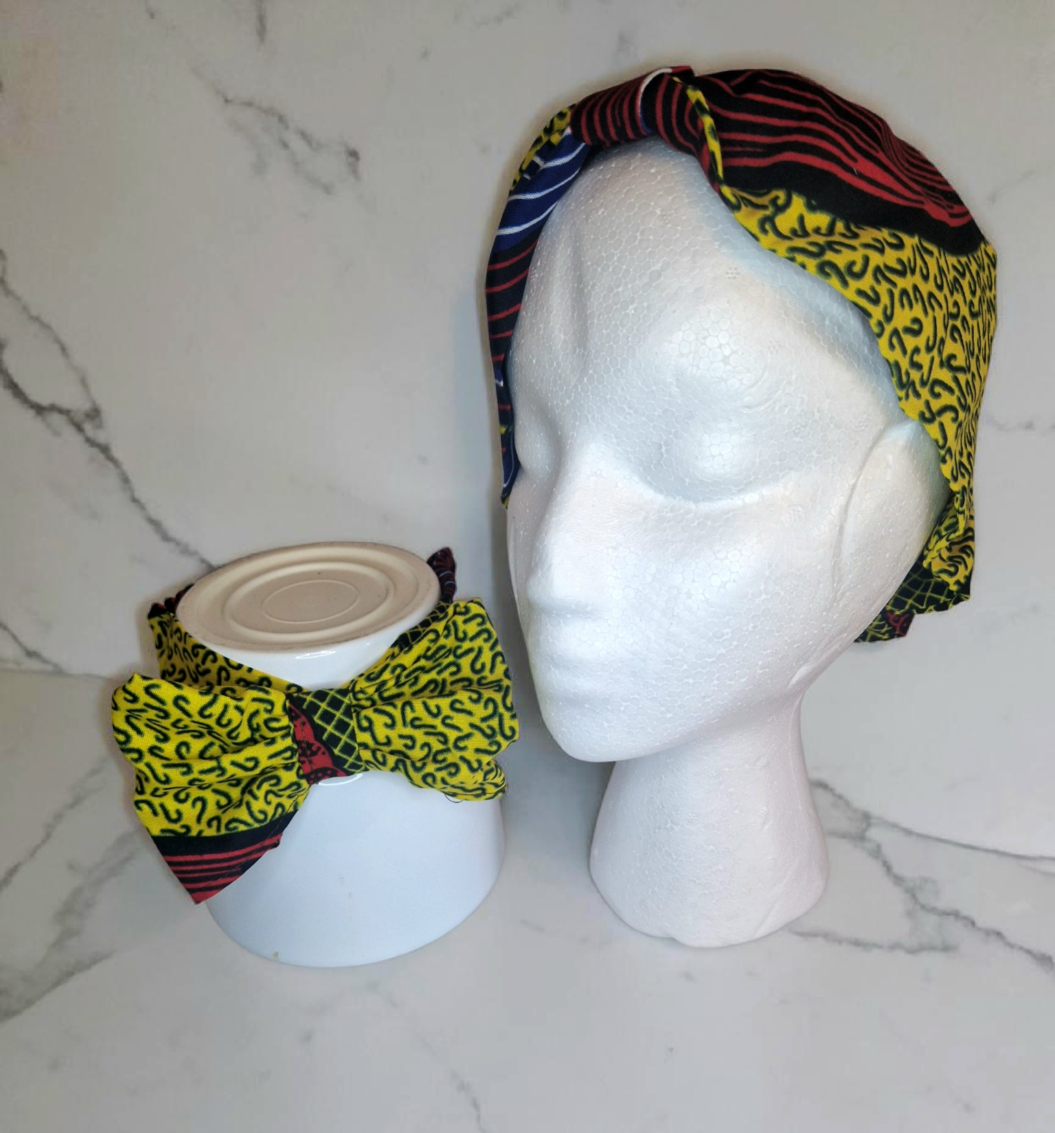 Mommy & Baby African Wax Print Headband Set (319 kr)