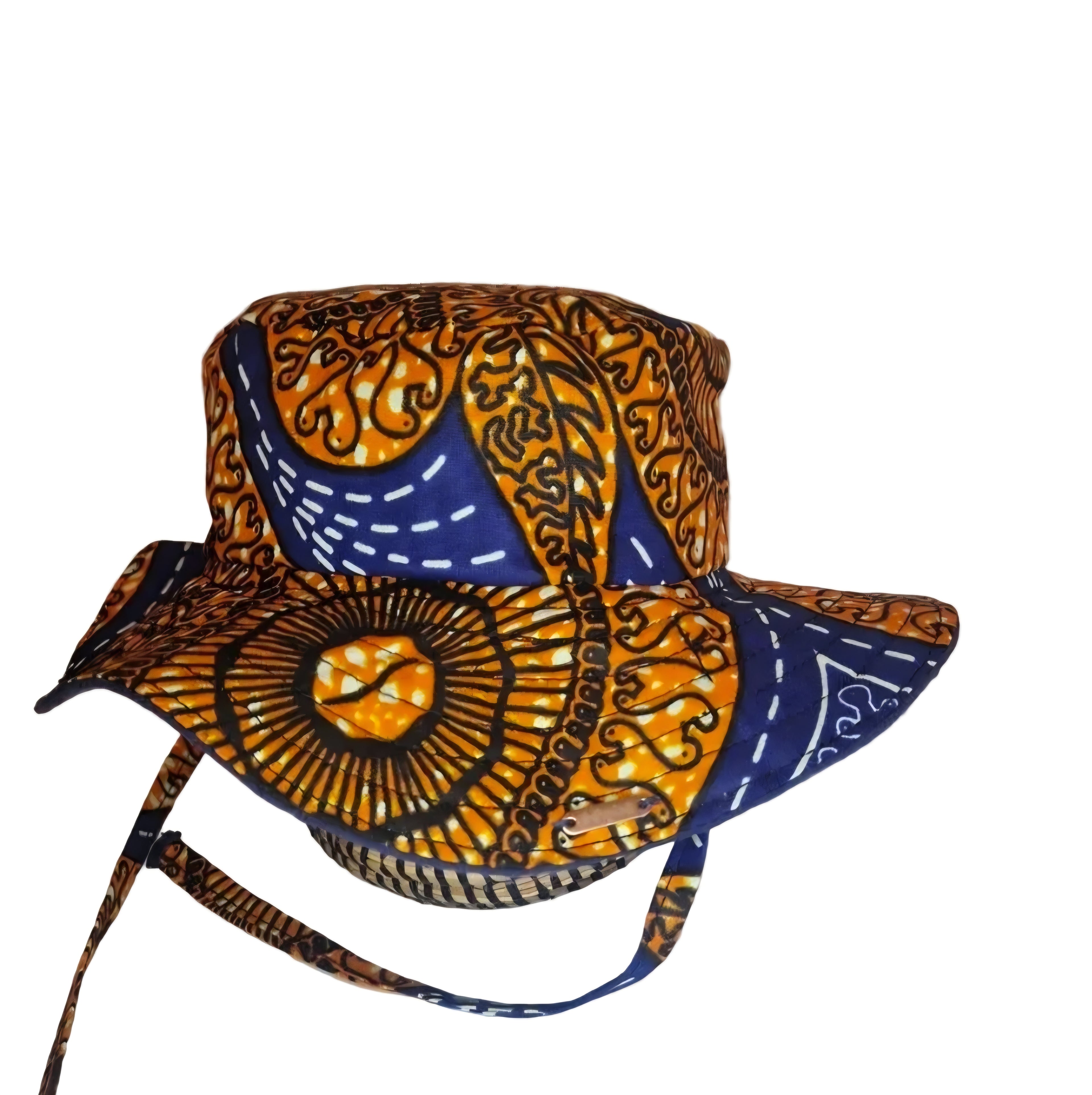 African Wax Print Baby set –  Sun Hat, Bib & Pacifier Clip(499 kr)