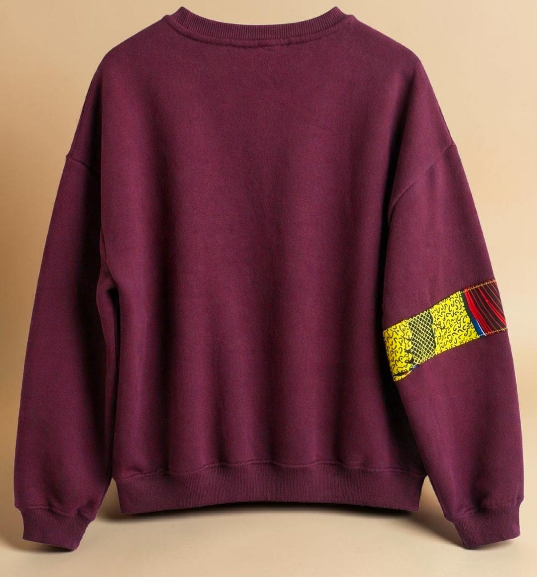 African waxprint Sweatshirt Size XL (895 kr)