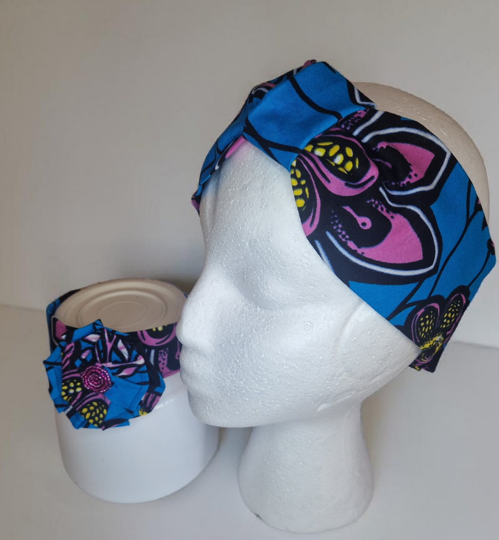 Mommy & Baby- African Wax Print Headband Set (329 kr)