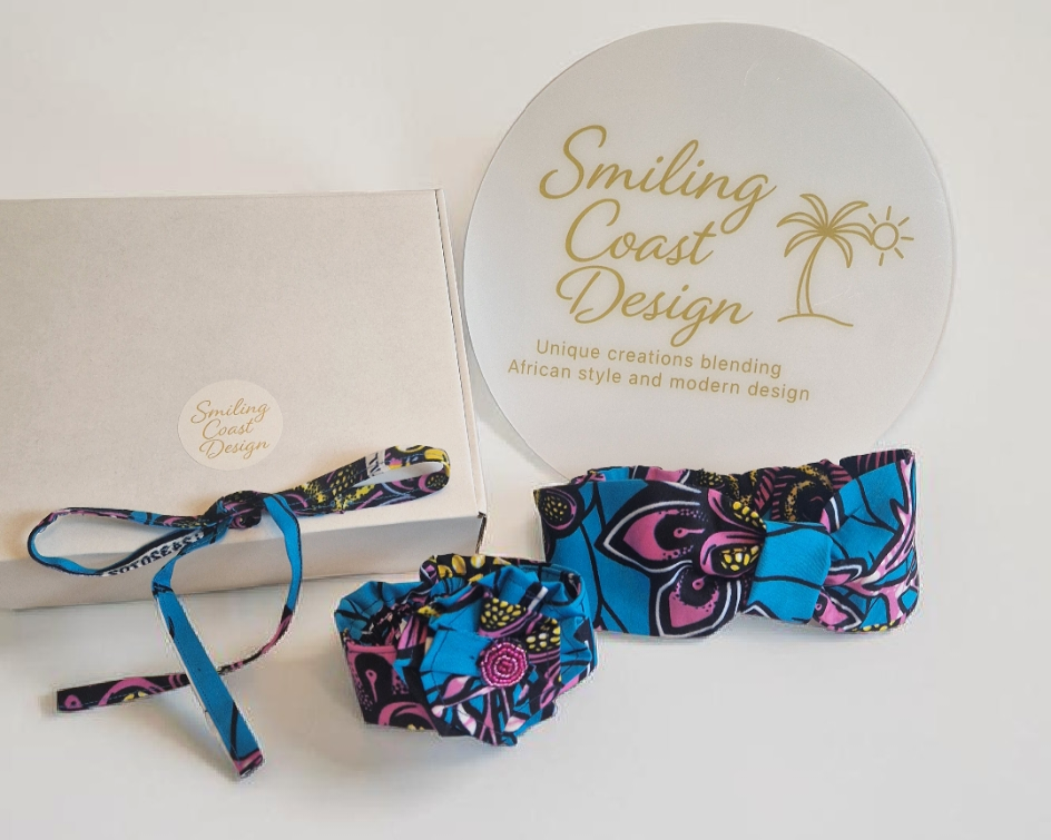 Mommy & Baby- African Wax Print Headband Set (329 kr)