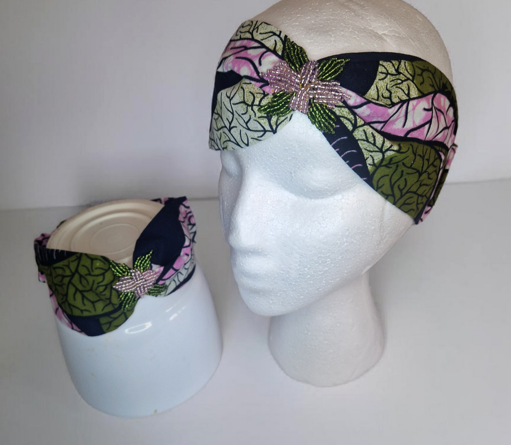 Mommy & Baby -African Waxprint Headband Set(349 kr)