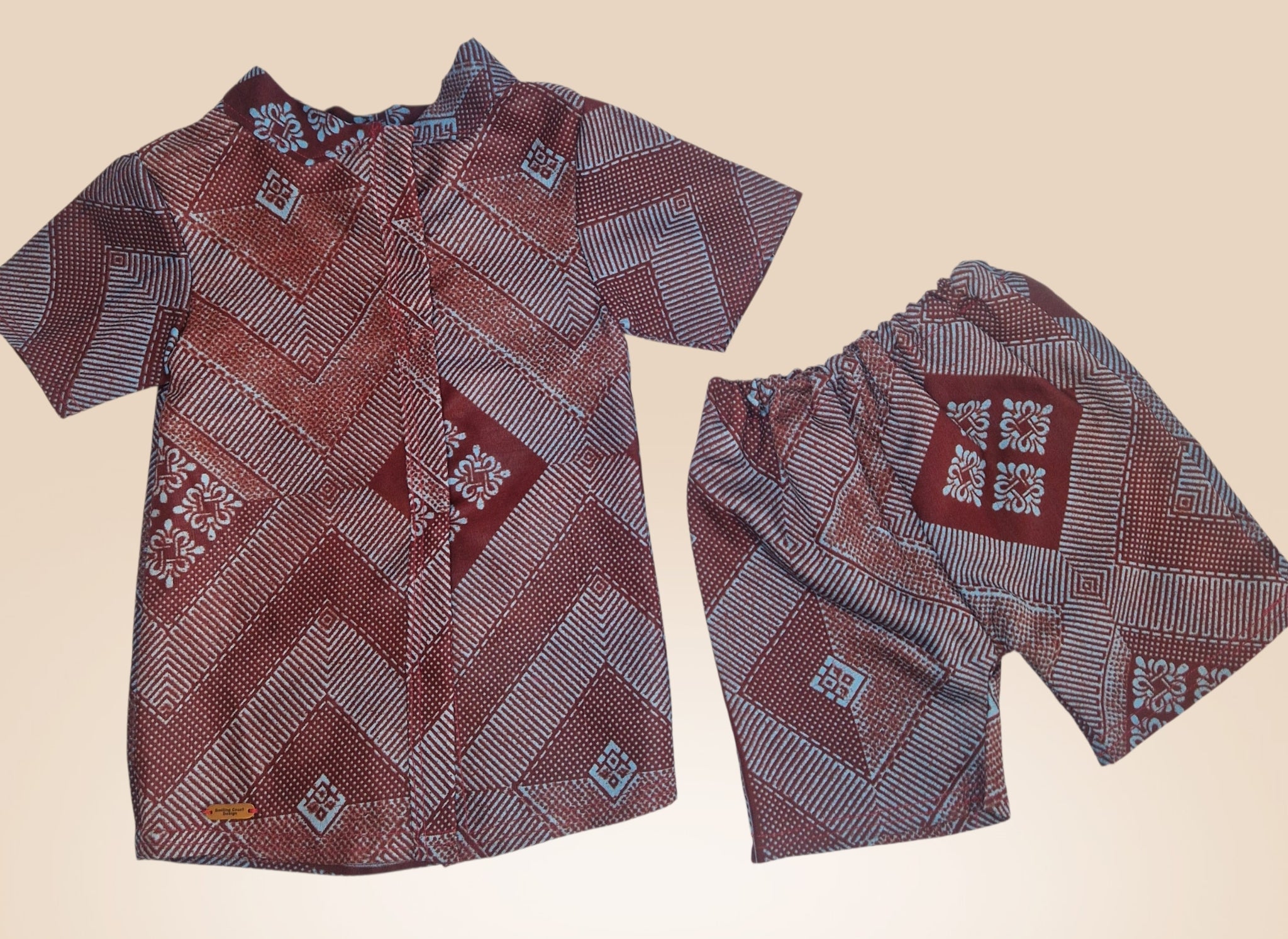African waxprint Baby Boy Set(449 kr)