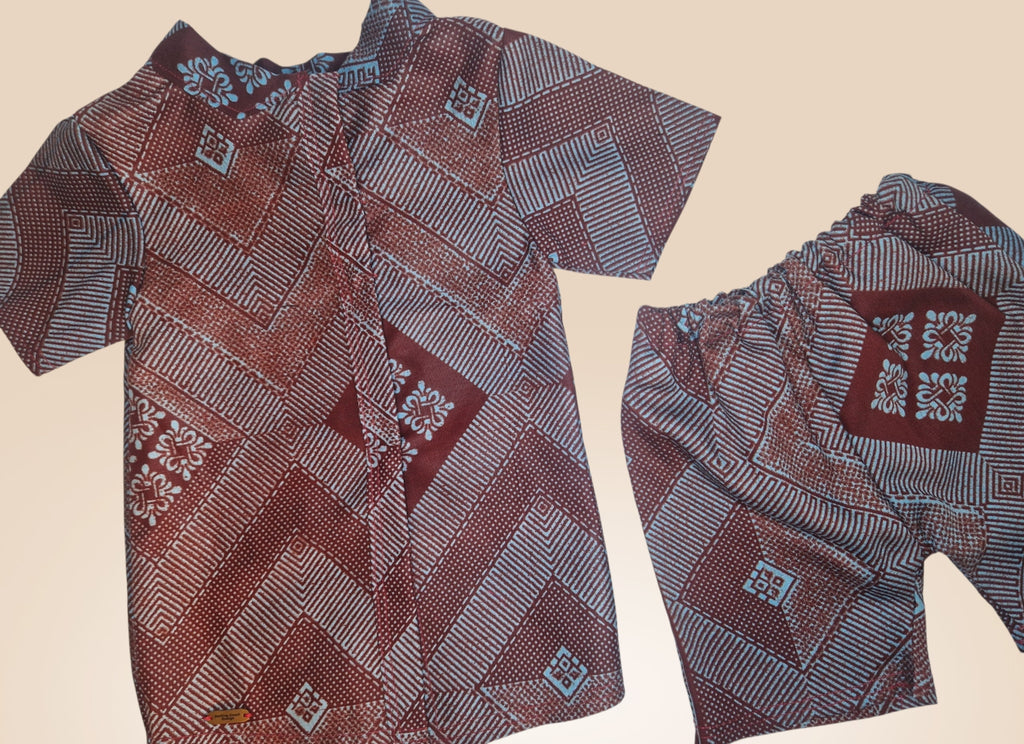 African waxprint Baby Boy Set(449 kr)