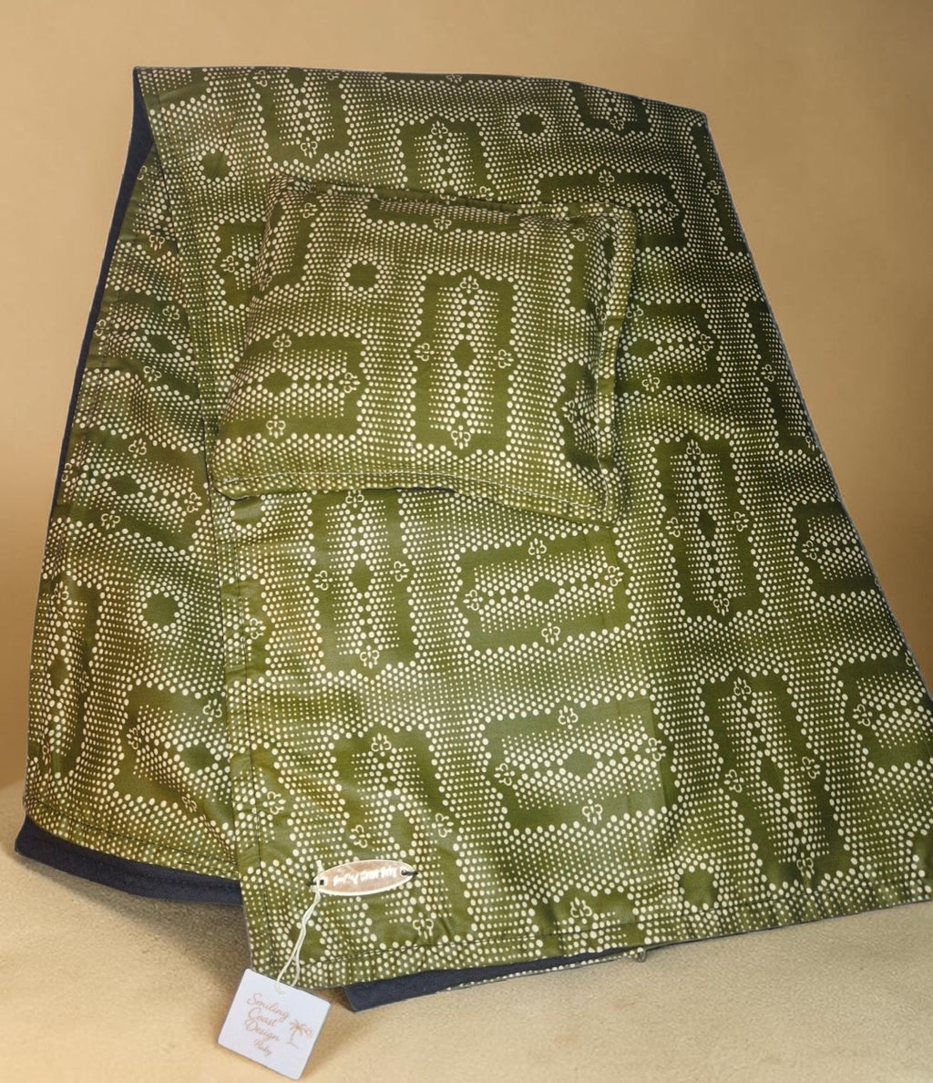 African waxprint/ Baby stroller Set (399 kr)