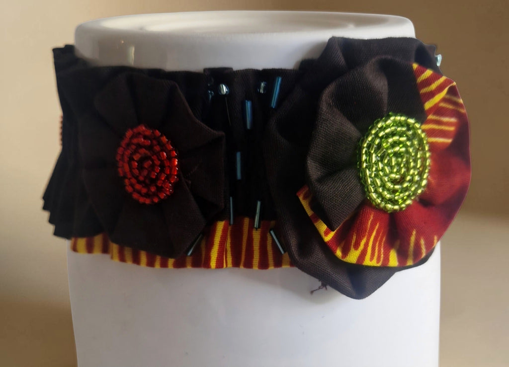 African Wax Print Baby Girl Dress & Matching Headband(429 kr)