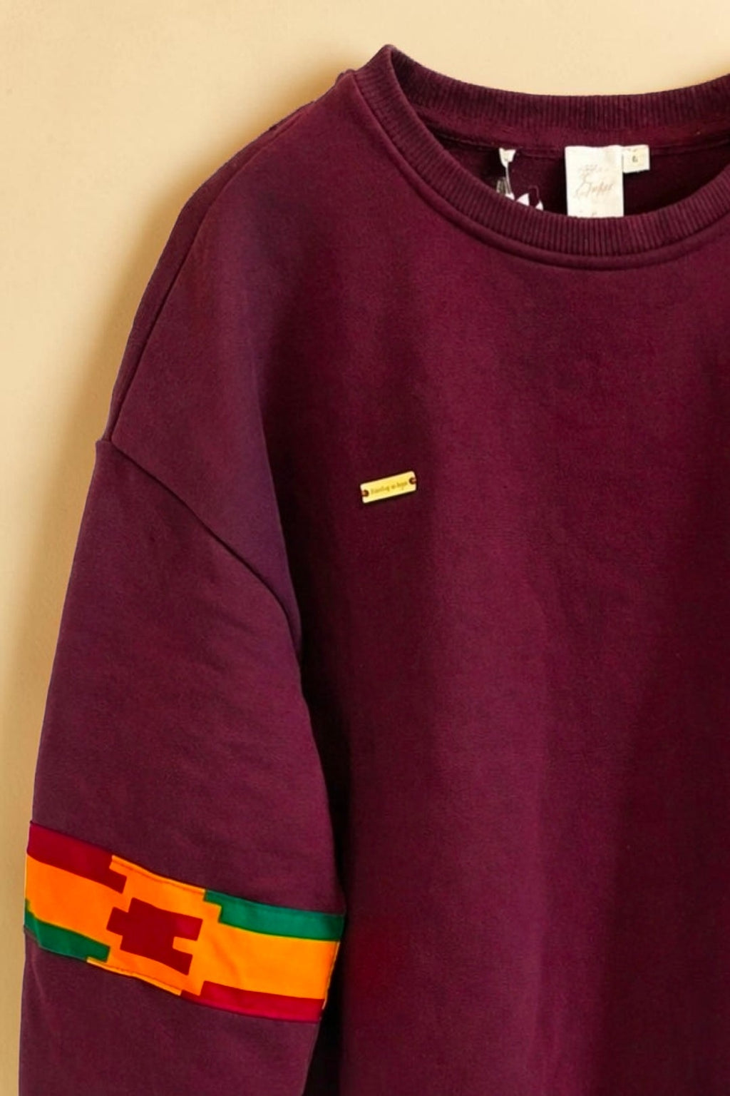 African Waxprint sweatshirt Size S (895 kr)