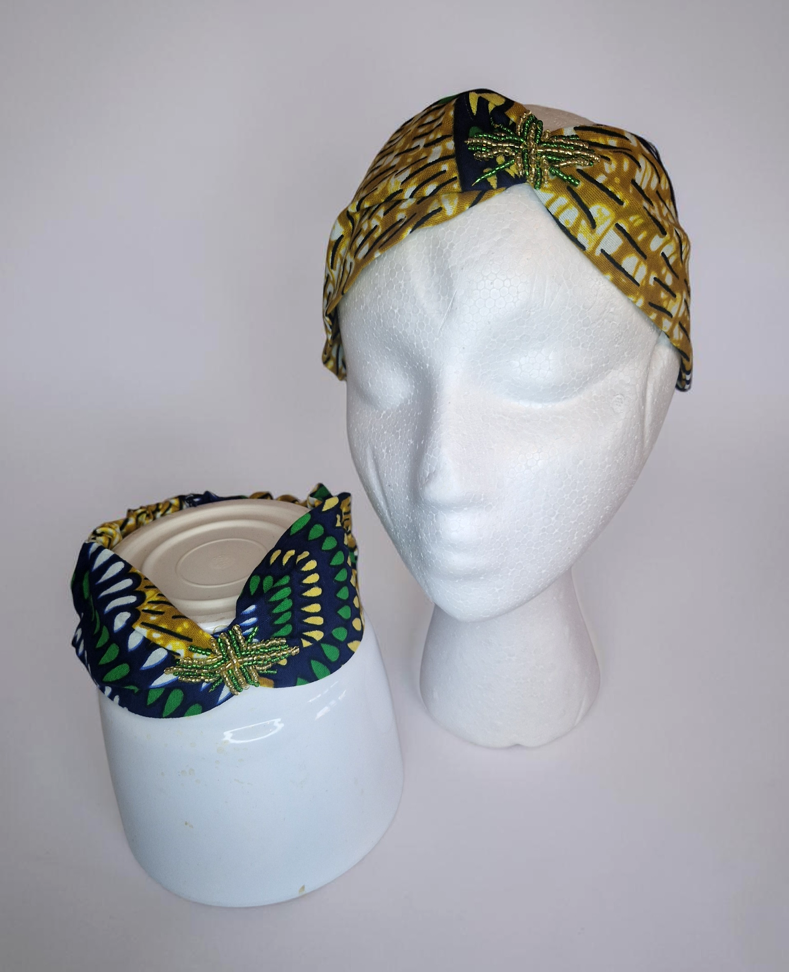 Mommy & Baby- African Waxprint Headband Set(329 kr)