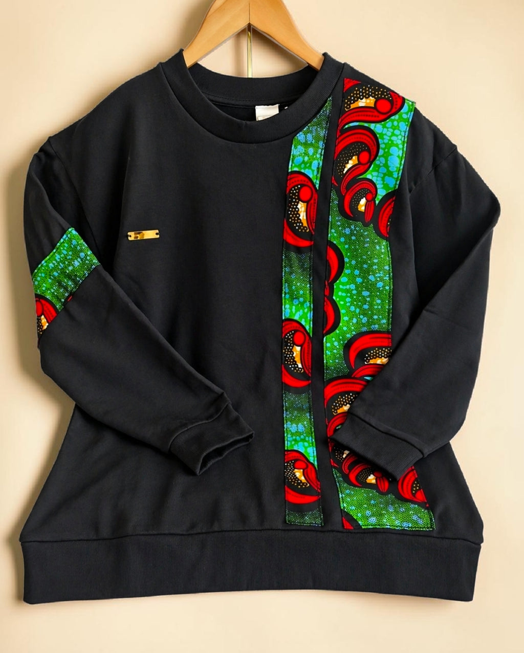 African Waxprint Sweatshirt Size S (895 kr)