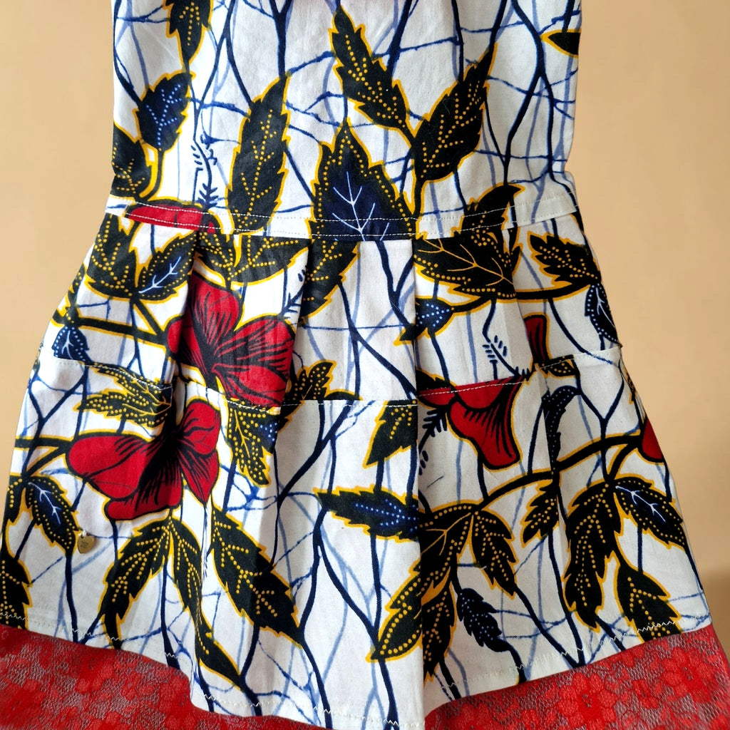 African Wax Print Baby Dress & Headband Set – 9–12 Months(449 kr)