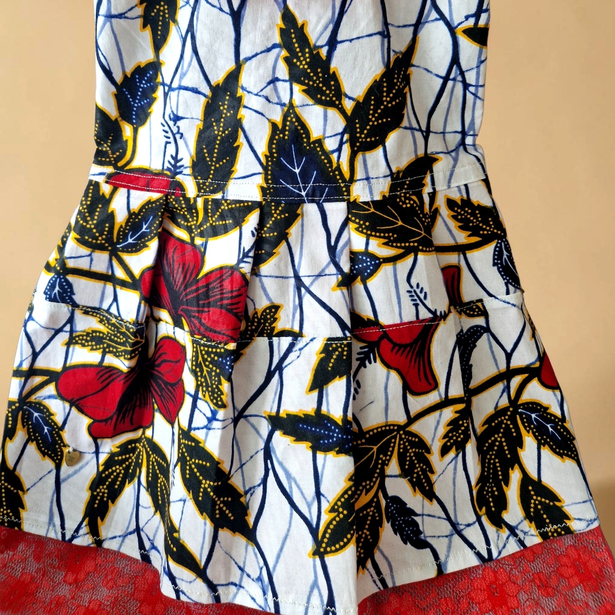African Wax Print Baby Dress & Headband Set – 9–12 Months(449 kr)