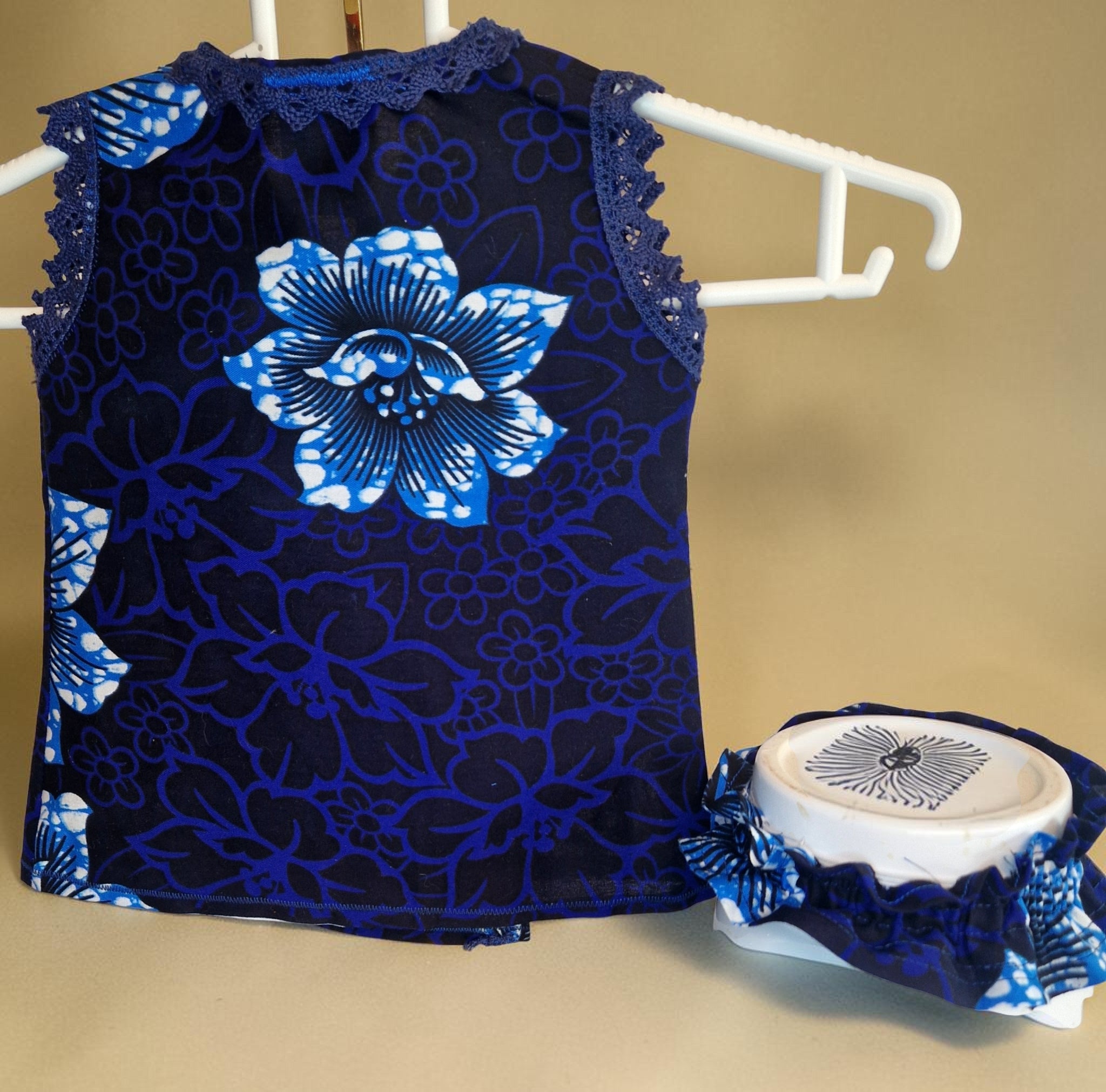 African waxprint Baby Dress & Headband Set(429 kr)