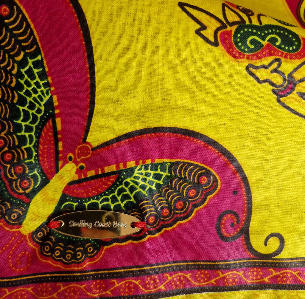 African Wax Print Baby Blanket Set(995 kr)