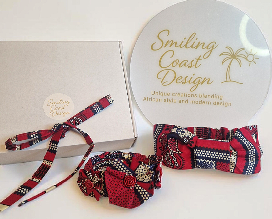 Mommy & Baby- African Waxprint Headband Set (319 kr)