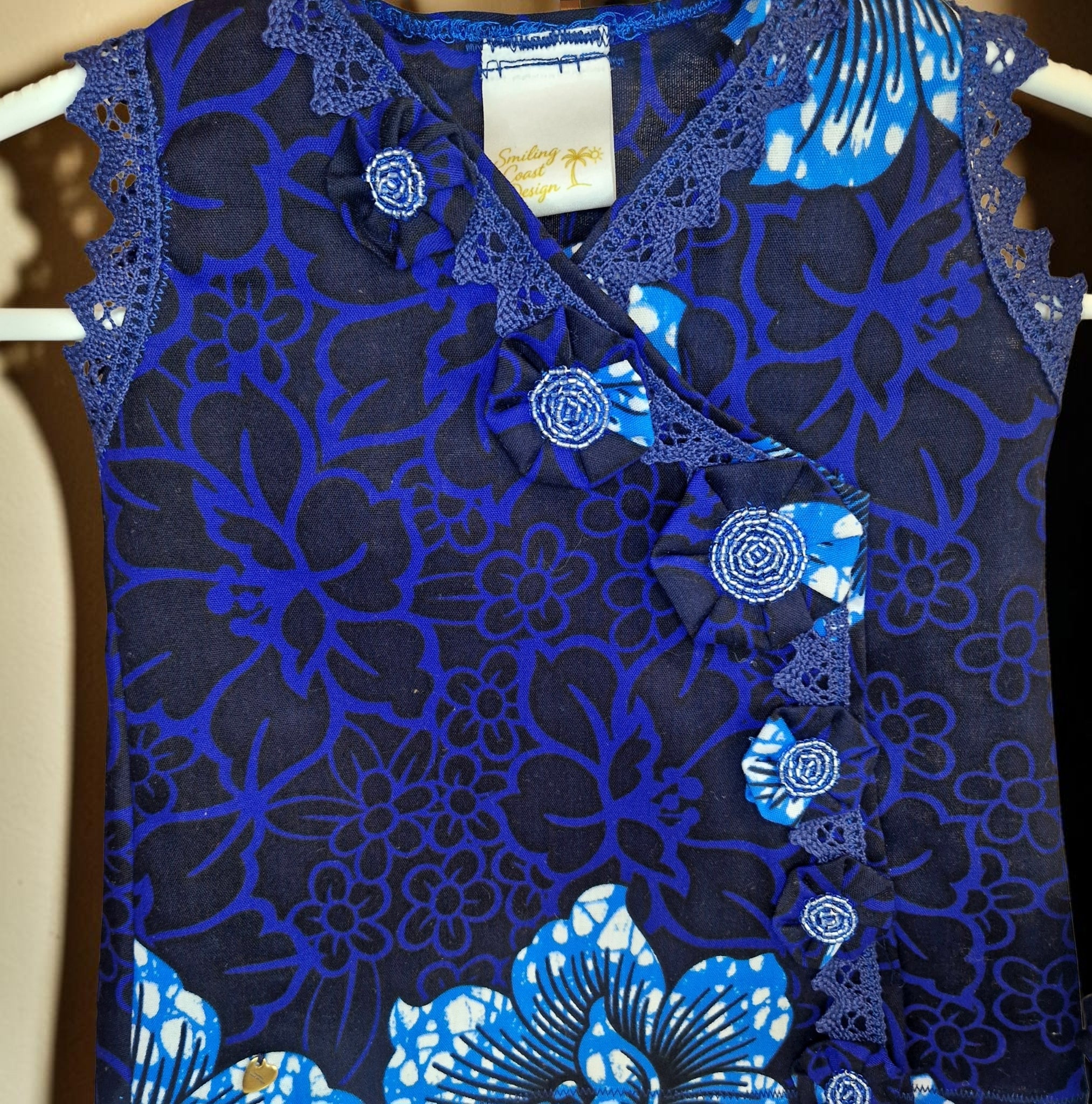 African waxprint Baby Dress & Headband Set(429 kr)