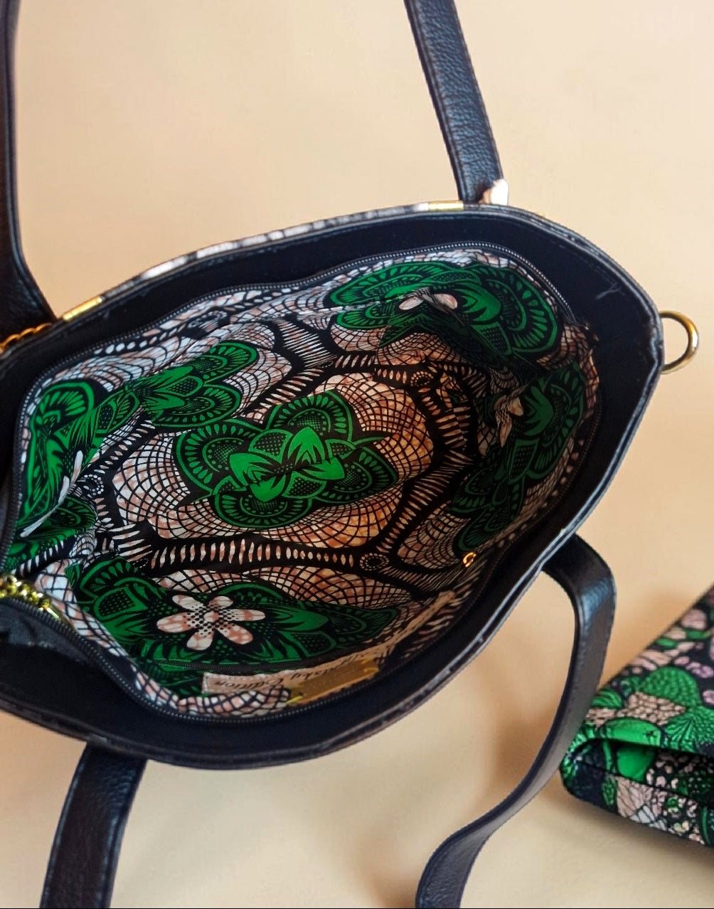 Luxury Animal Print Tote Bag Set with Wallet (995 kr)