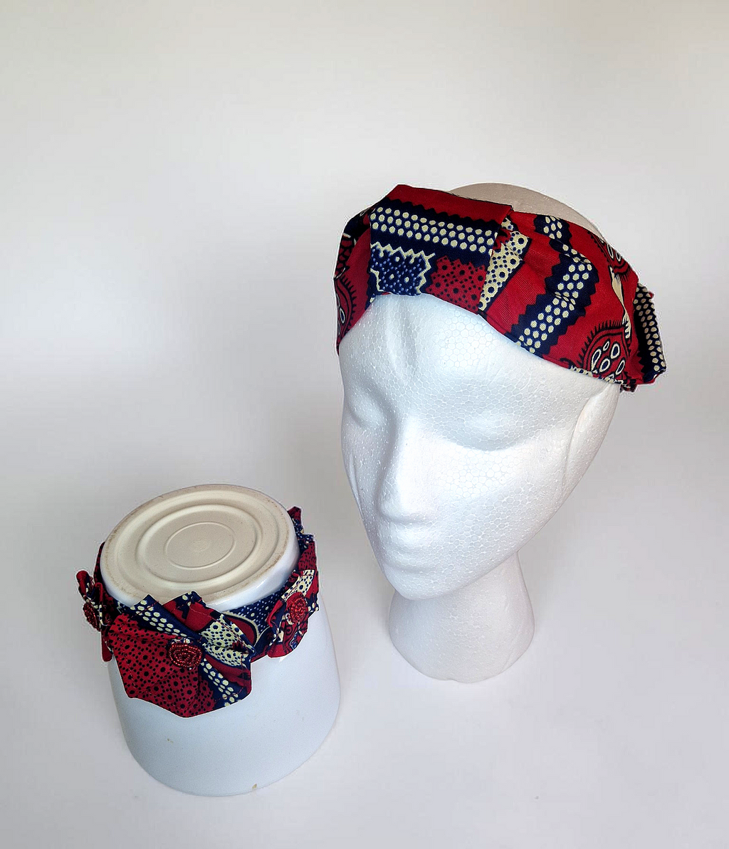 Mommy & Baby- African Waxprint Headband Set (319 kr)