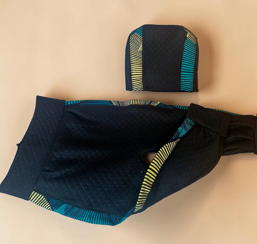 African Wax Print- Hat & Pants Set (349 kr)
