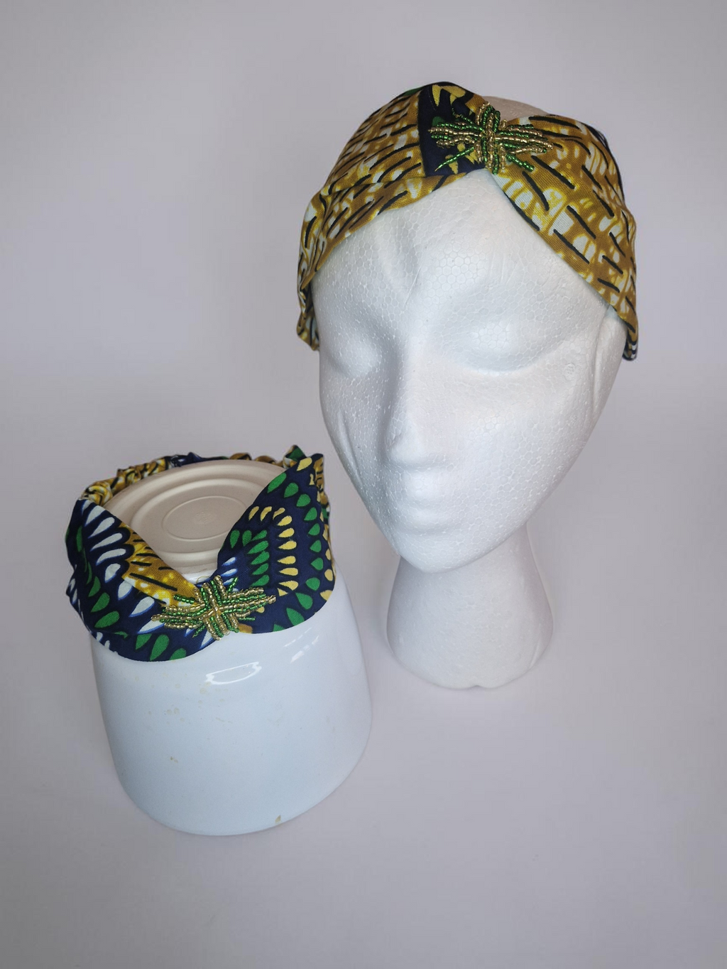 Mommy & Baby- African Waxprint Headband Set(329 kr)