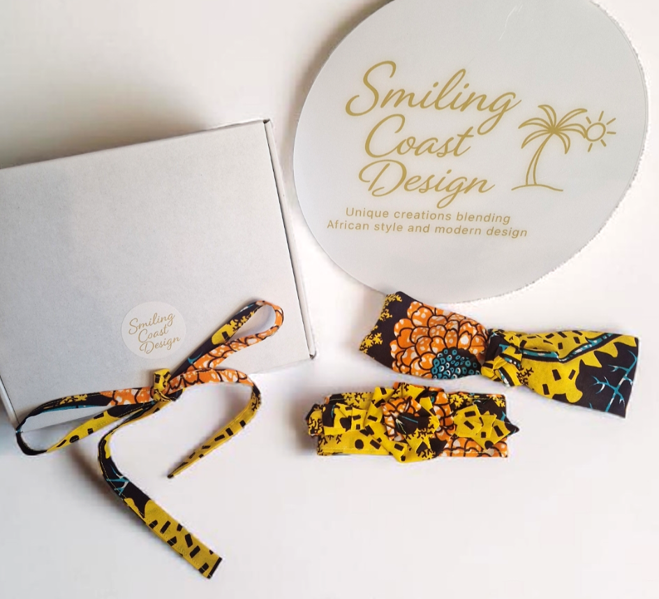 Mommy & Baby- African Waxprint Headband Set (299 kr)