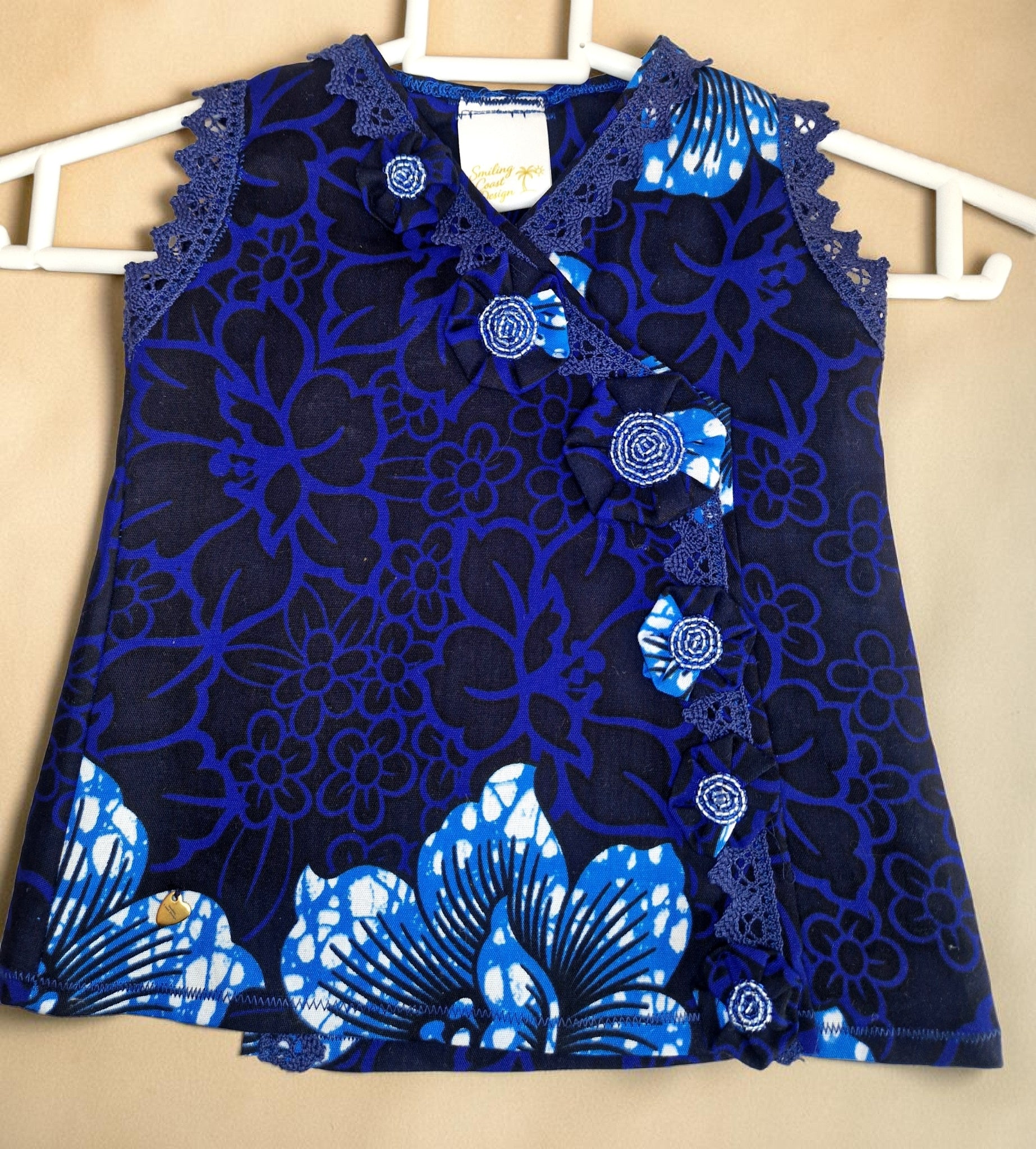 African waxprint Baby Dress & Headband Set(429 kr)