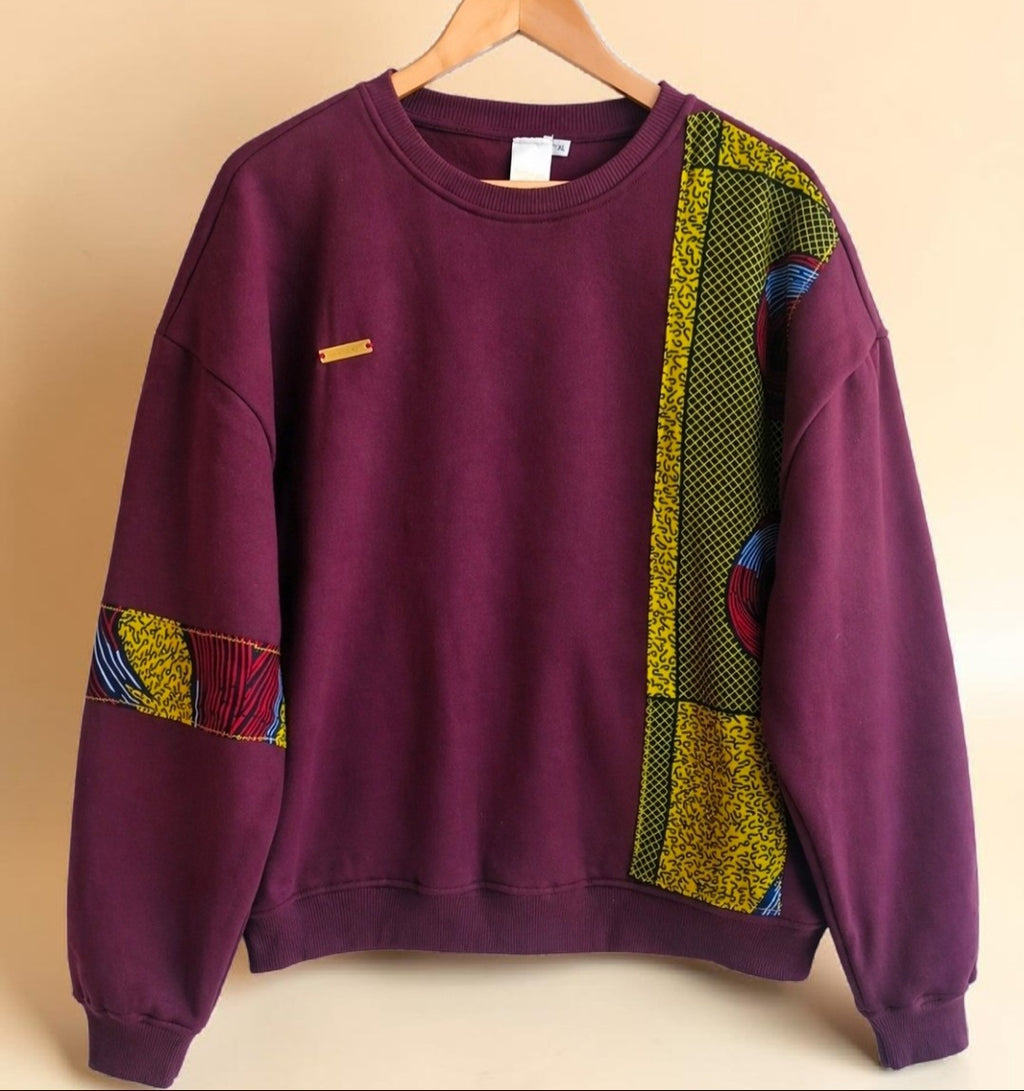 African waxprint Sweatshirt Size XL (895 kr)